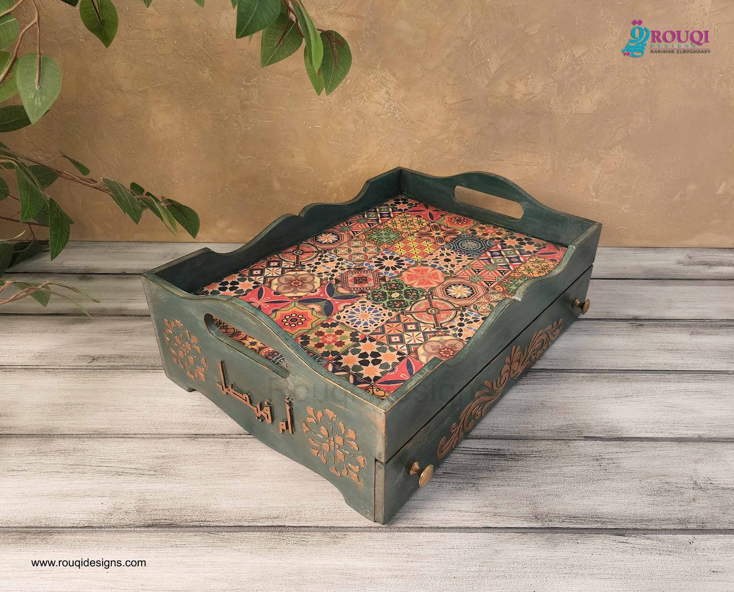 Customized Green Mini Coffee Corner