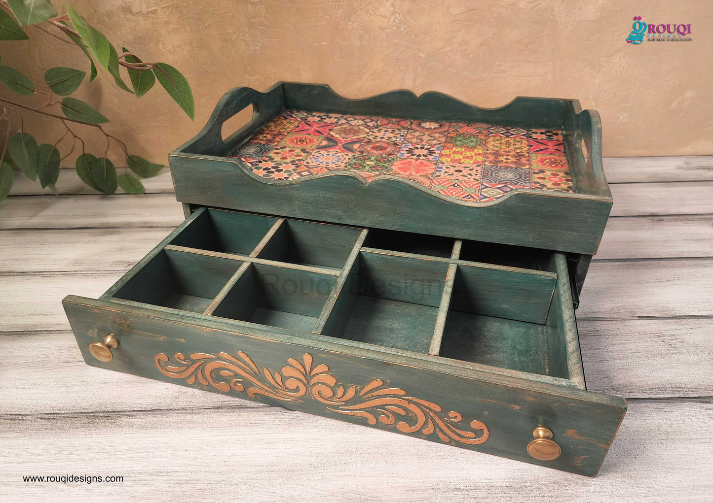 Customized Green Mini Coffee Corner