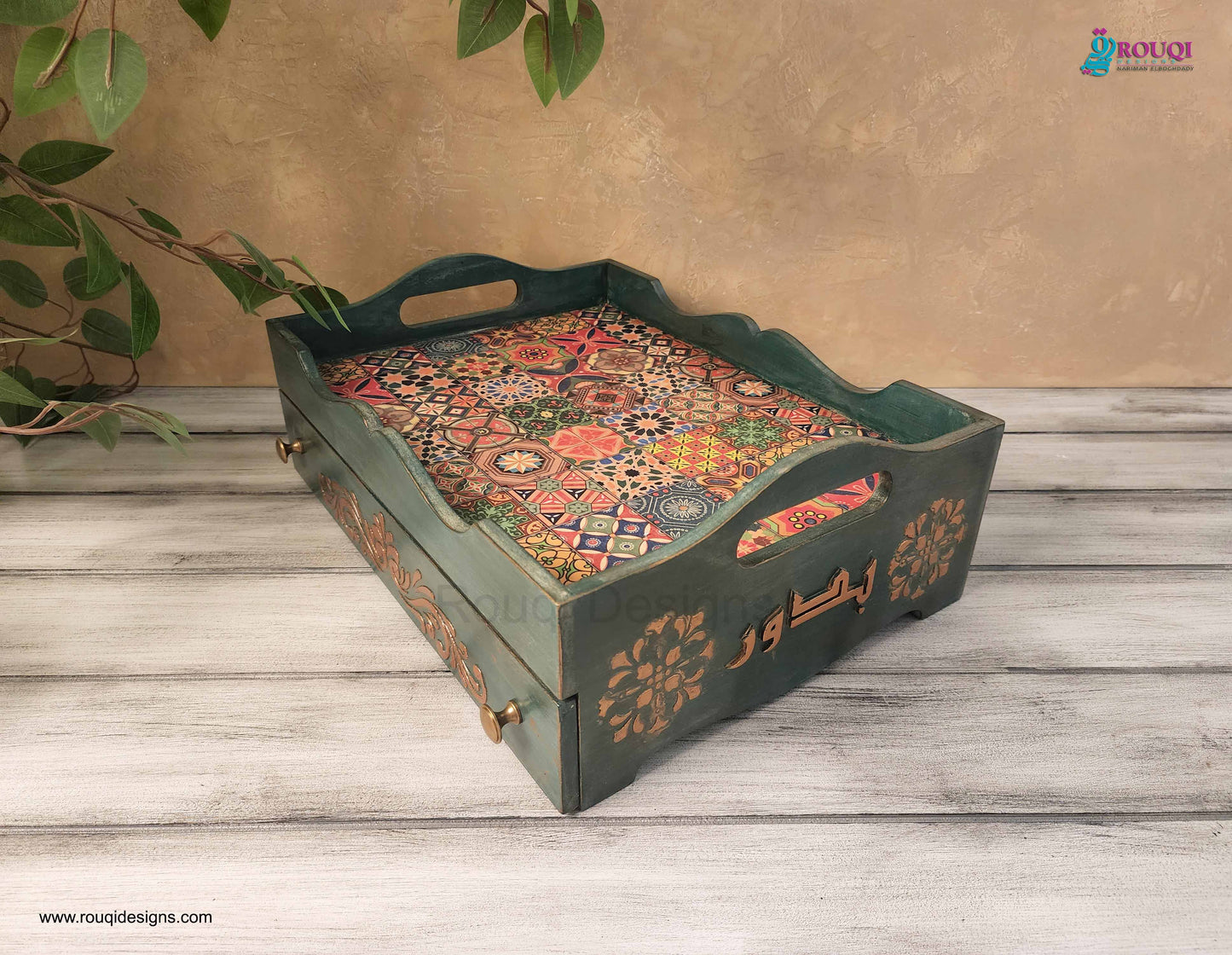 Customized Green Mini Coffee Corner