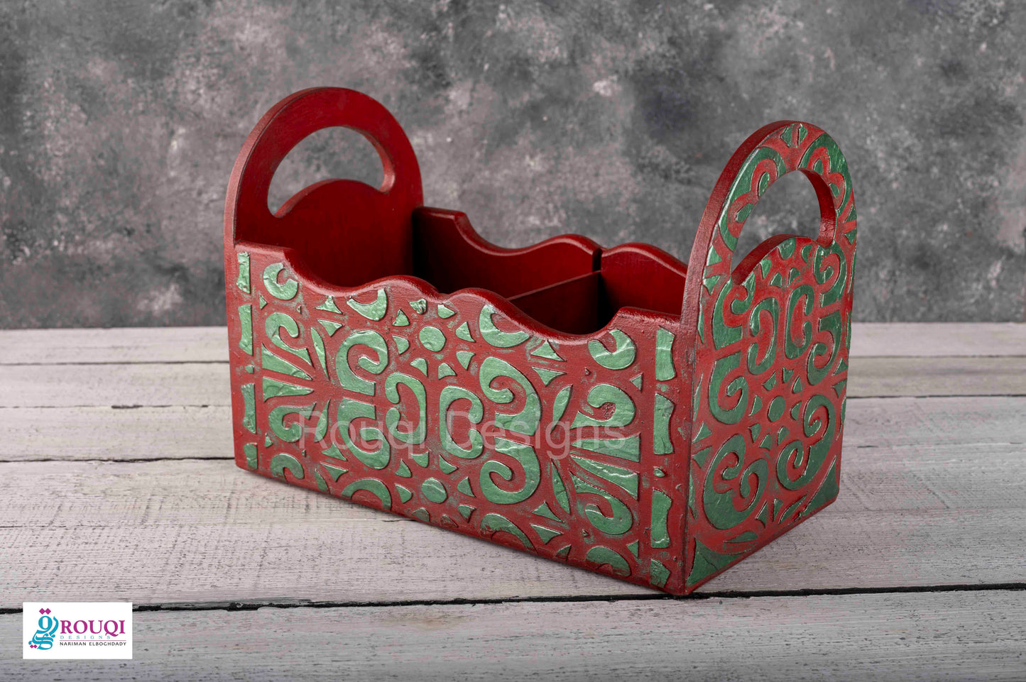Red Organizer 2 holes