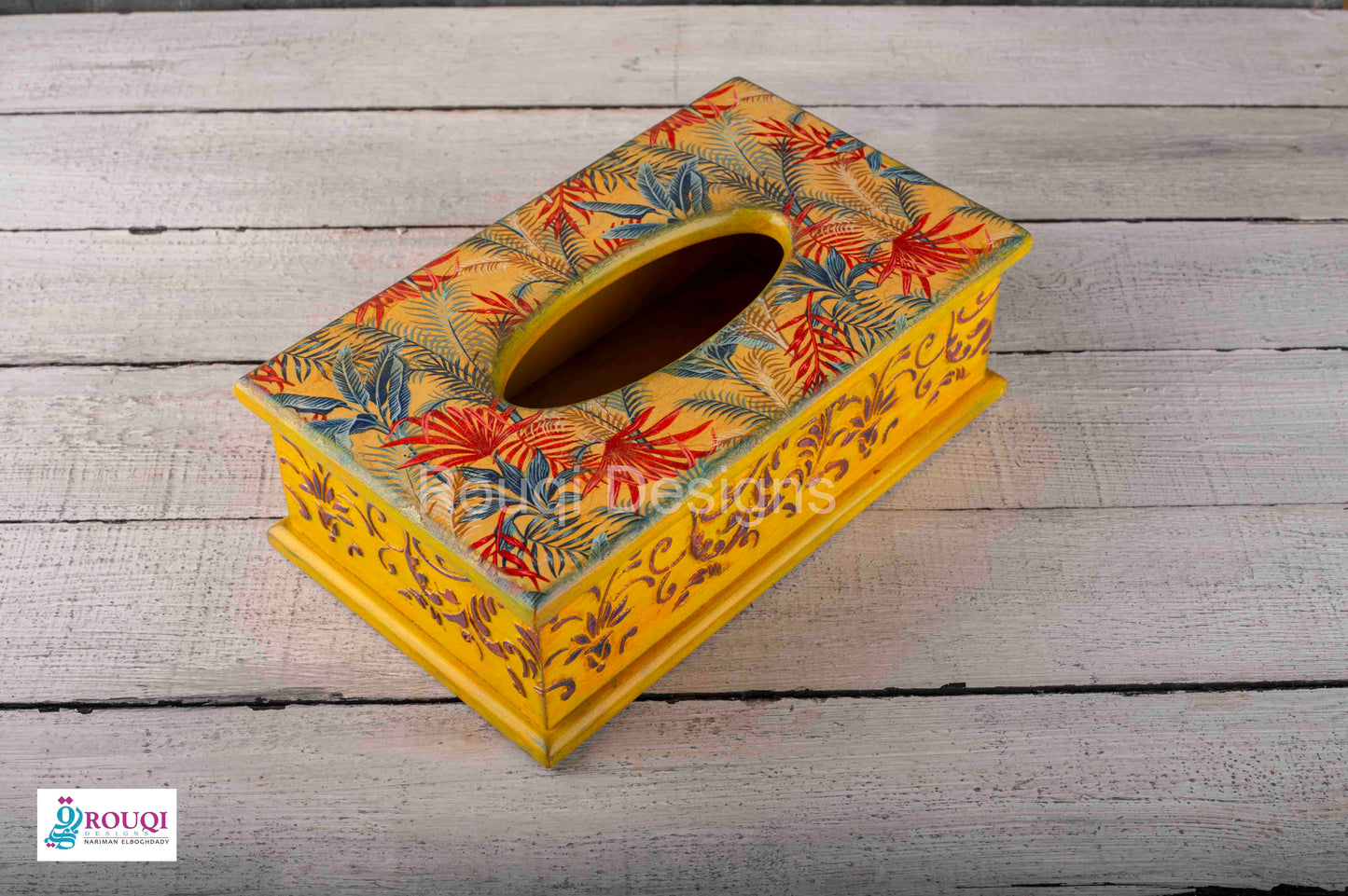 Yellow Tissue Box